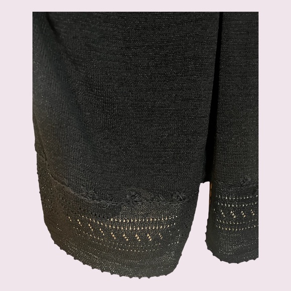 A Northern Traditions Black Cardigan in size large - Picture 3 of 6